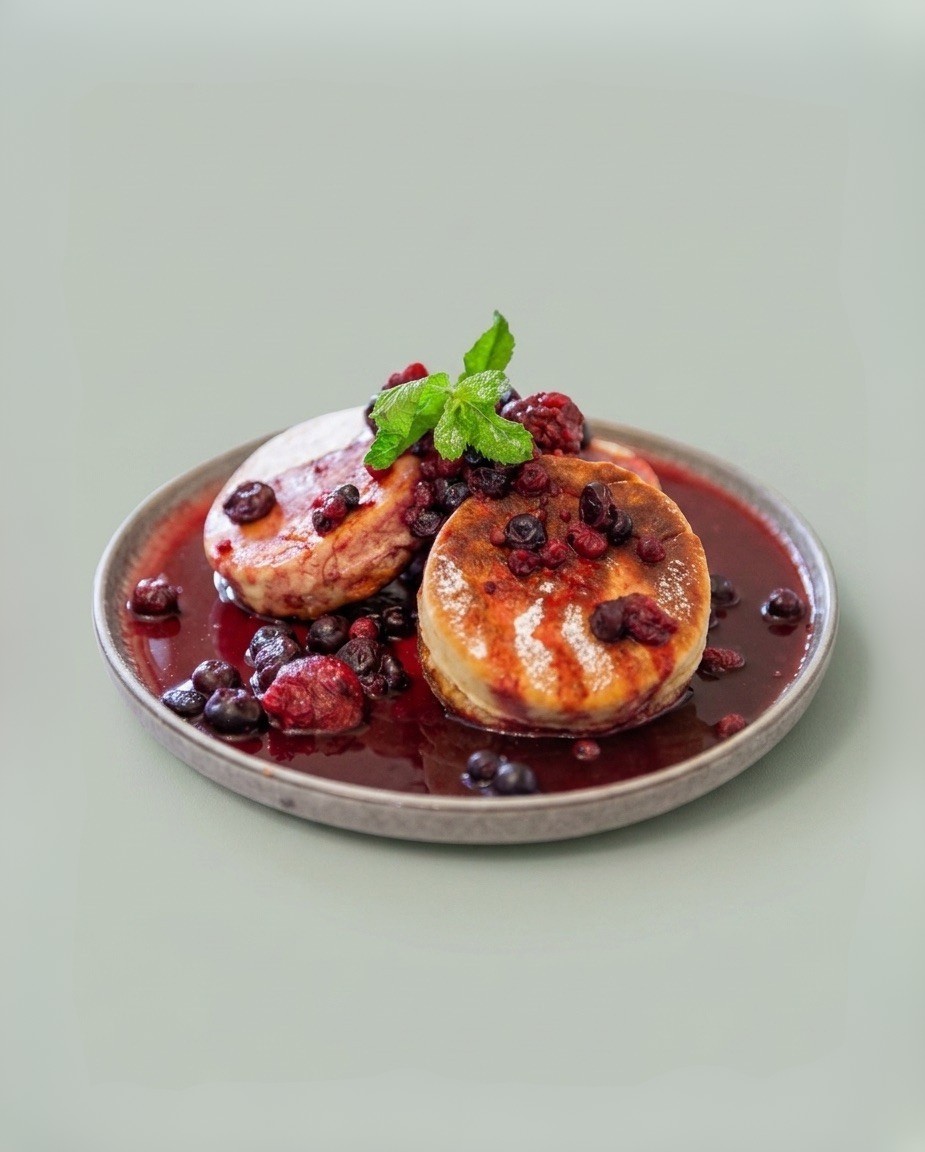 Crumpets with Berries